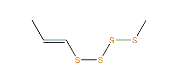 (E)-Methyl 1-propenyl tetrasulfide